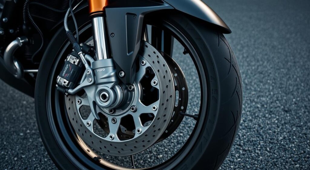 Benelli 752 S braking system