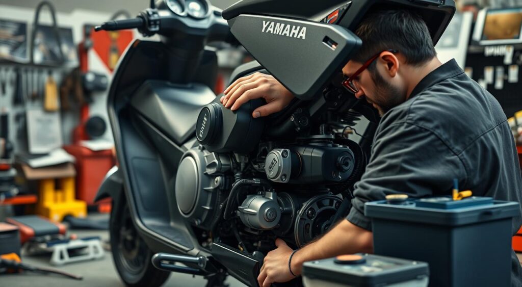 Yamaha NMax 155 maintenance