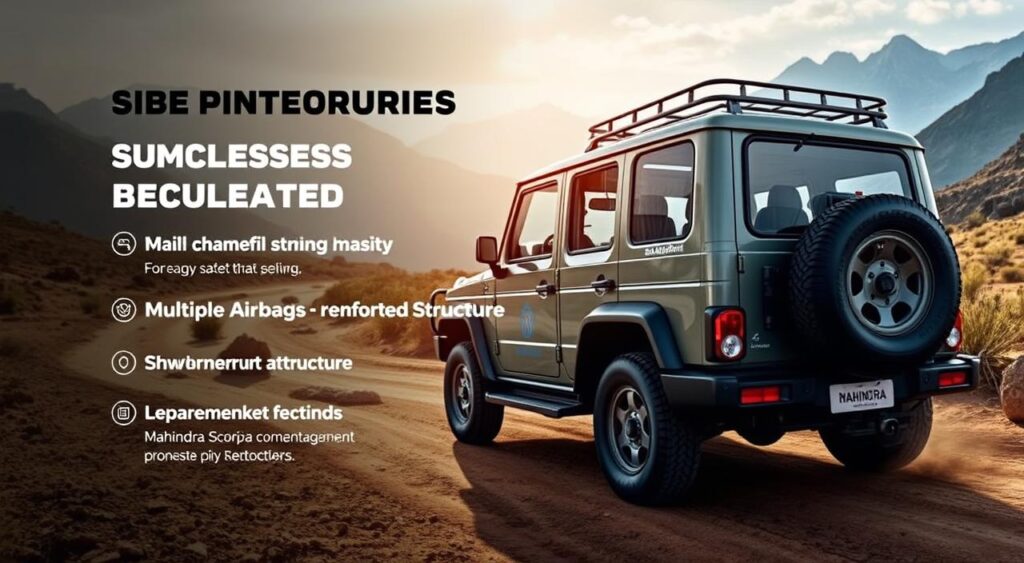 mahindra scorpio classic safety features