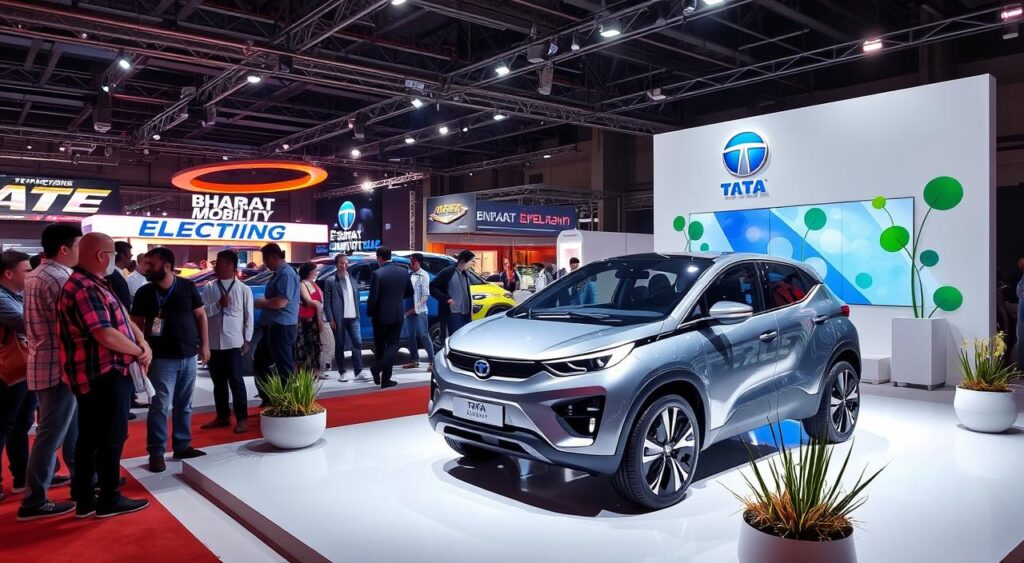 Tata Motors electric vehicles at Bharat Mobility Global Expo 2025