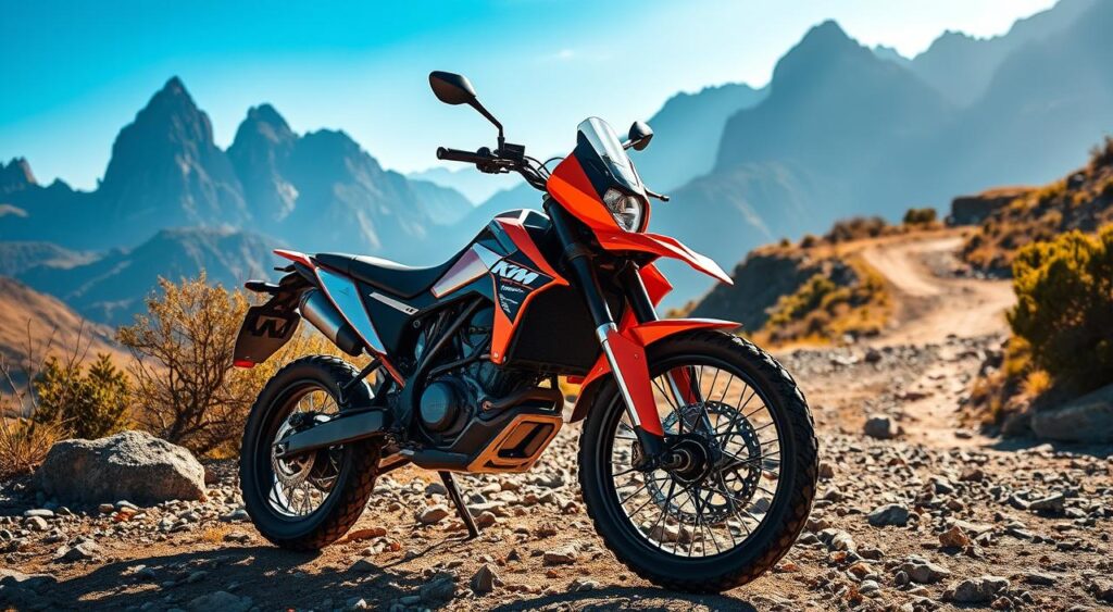 KTM 250 Adventure motorcycle design