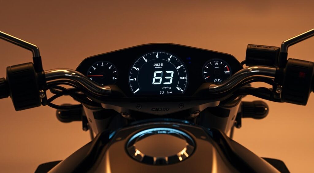 digital displays on Honda CB350 models