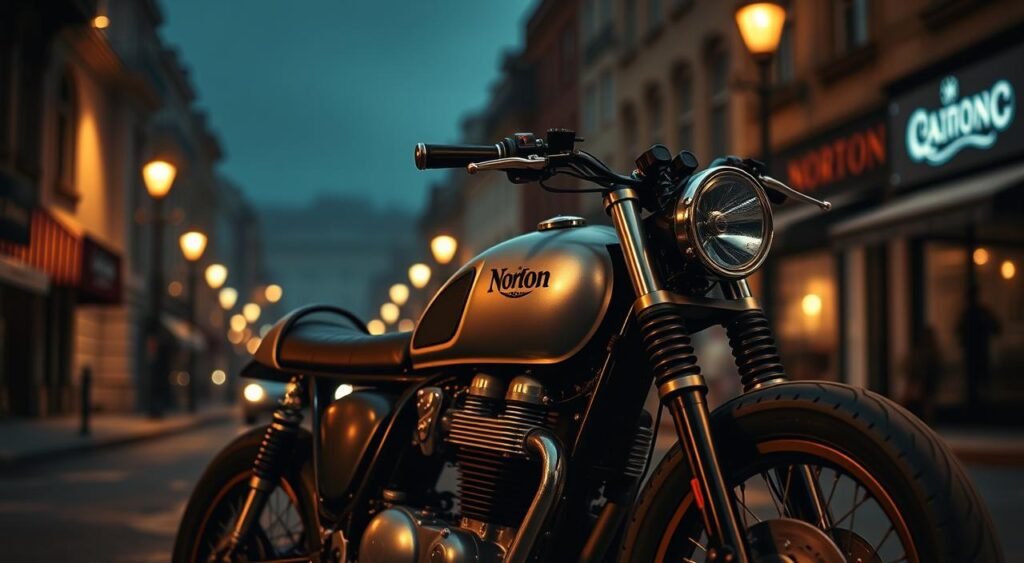 Norton Motorcycles retro design cafe racer