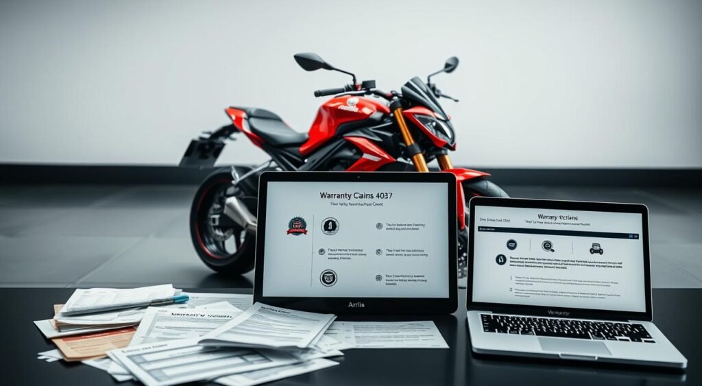 Aprilia RS Tuono 457 warranty claim process