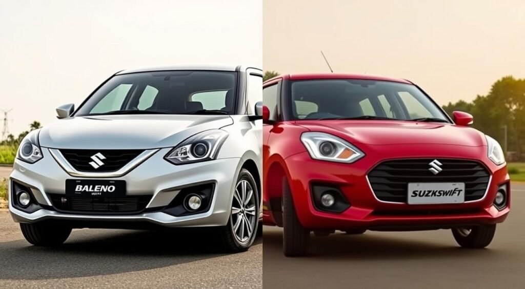 Baleno and Swift design comparison