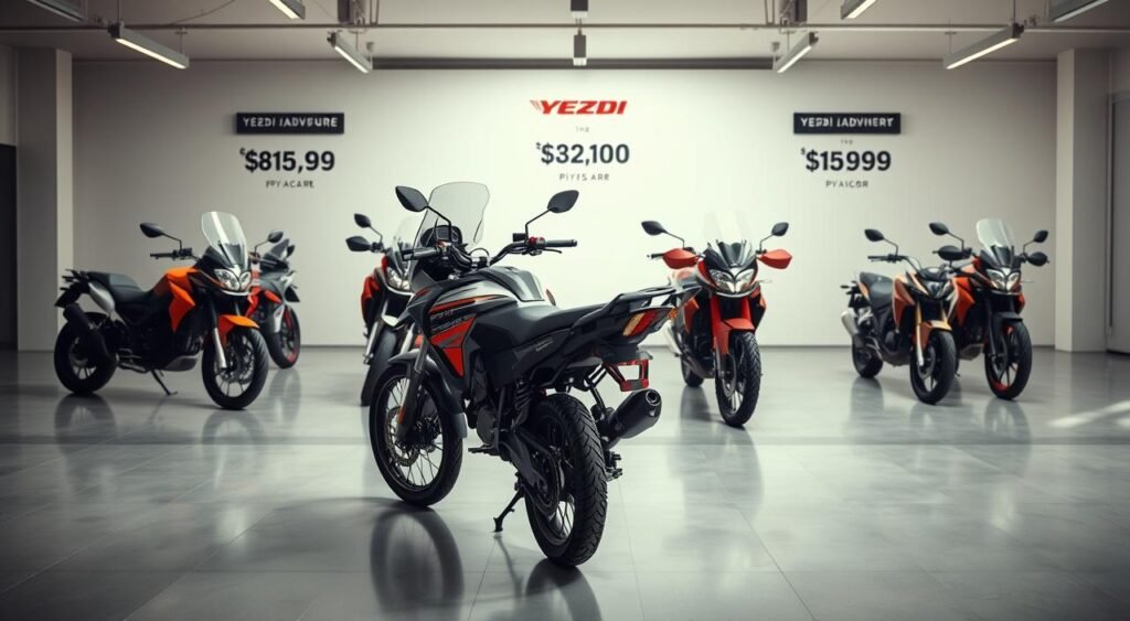 Competitive adventure bike pricing comparison