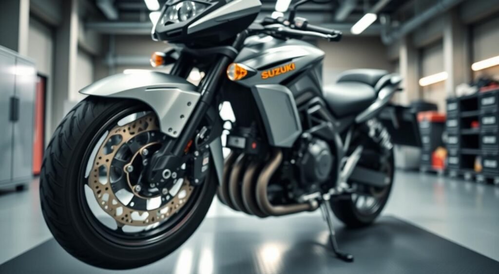 Suzuki motorcycle upgrades braking system