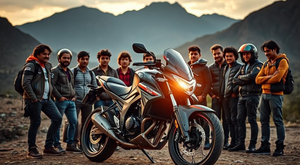 TVS Apache RR 450cc target audience