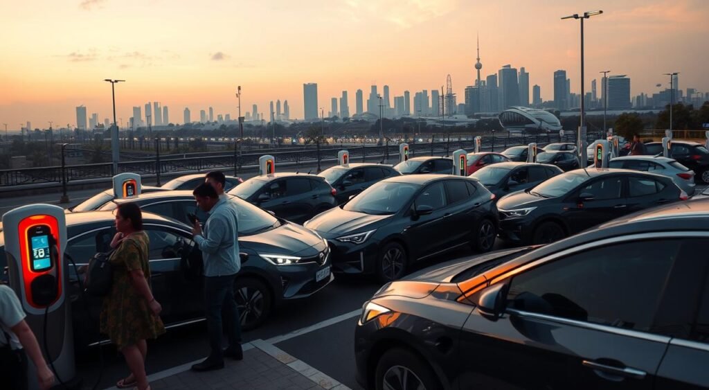 Electric vehicles in India charging infrastructure