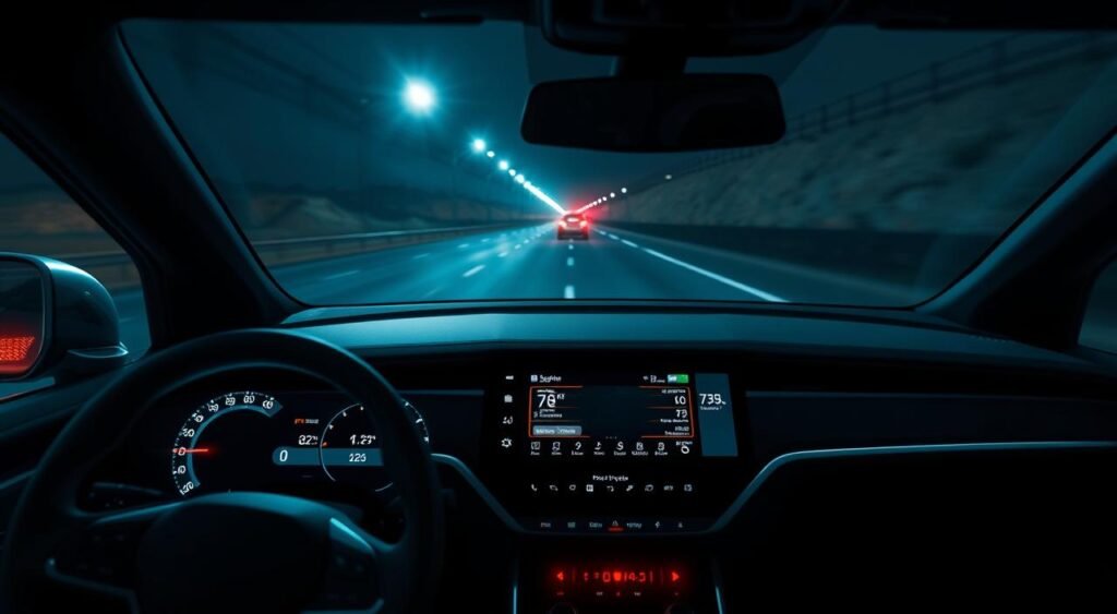 Electric SUV performance dashboard