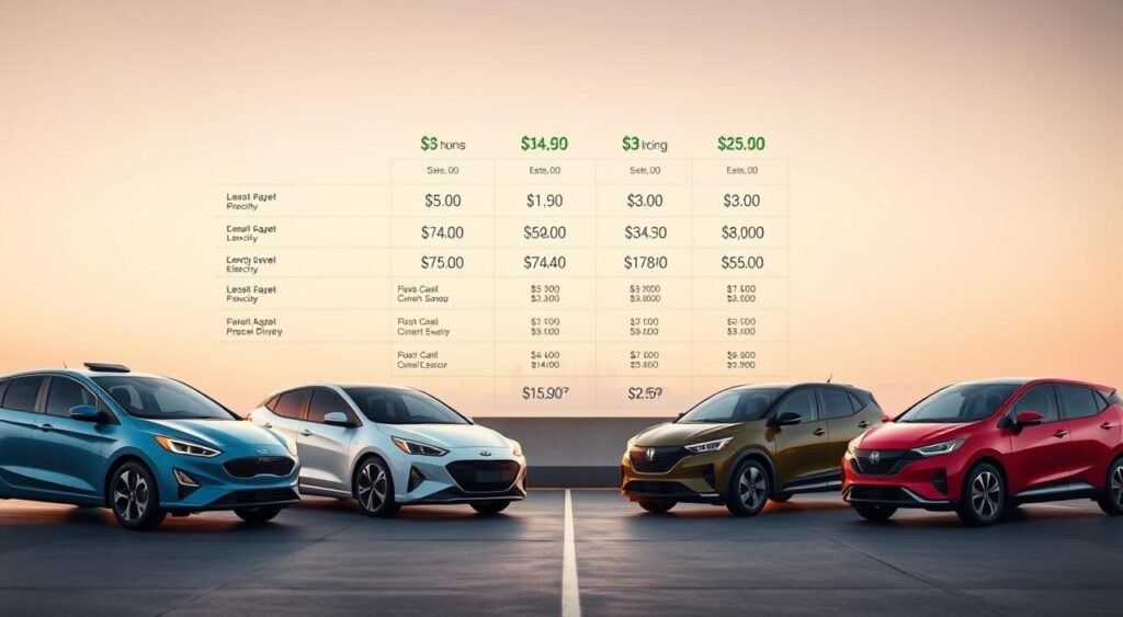 Entry-level electric cars pricing comparison