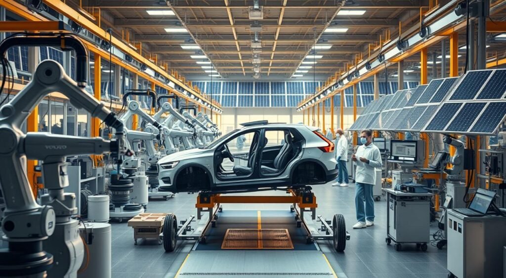 Volvo EX30 sustainable manufacturing process