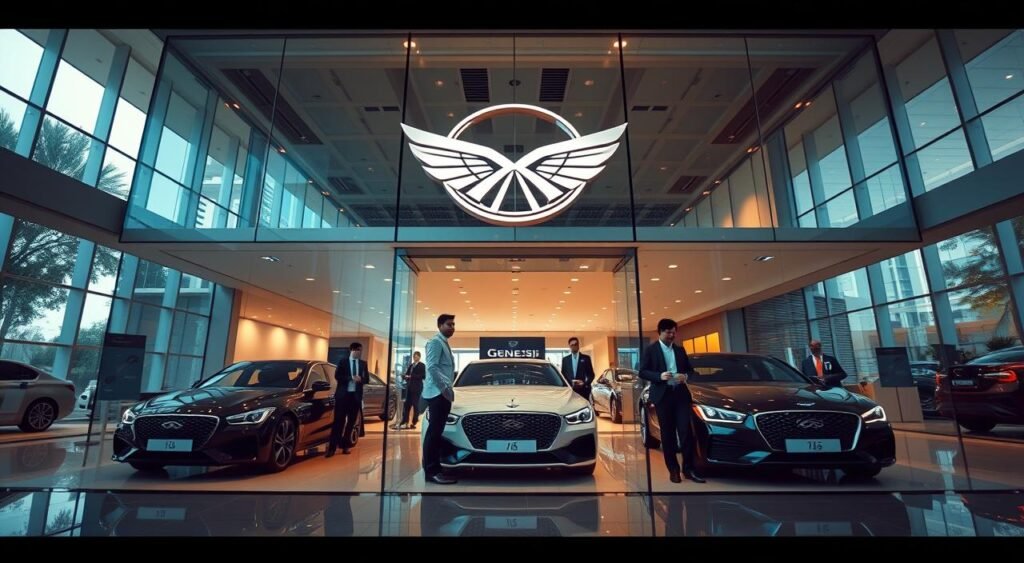 Genesis India debut dealership Genesis India debut dealership