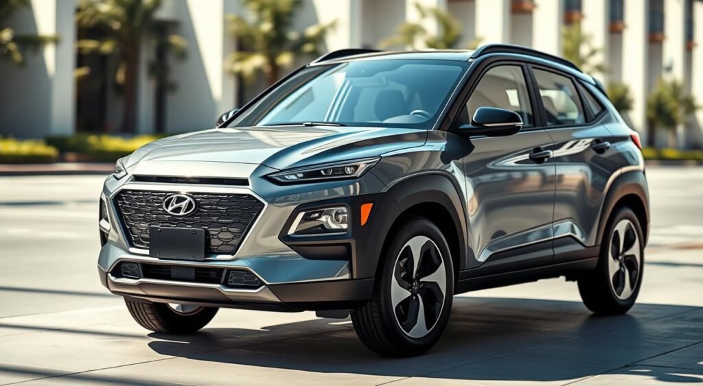 Hyundai compact EV SUV features Hyundai compact EV SUV features