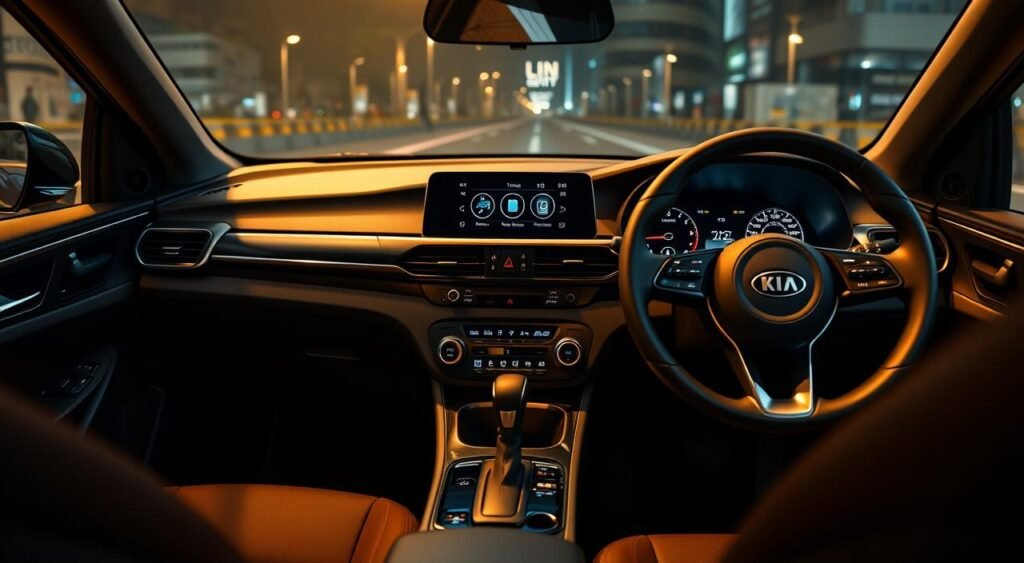 Kia Carens Clavis interior dashboard