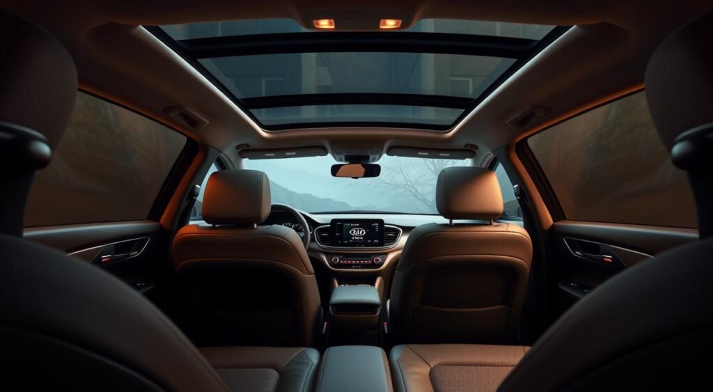 Kia Carens HTX E Trim interior