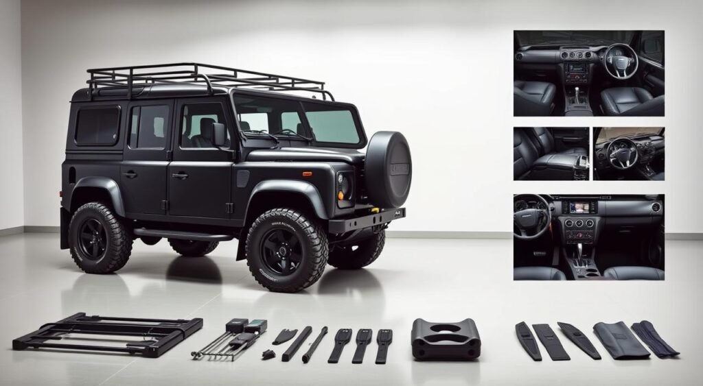 Land Rover Defender 110 Launch customization options Land Rover Defender 110 Launch customization options