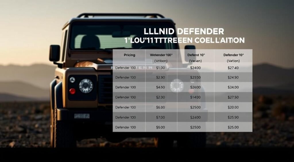 Land Rover Trophy Edition pricing comparison Land Rover Trophy Edition pricing comparison