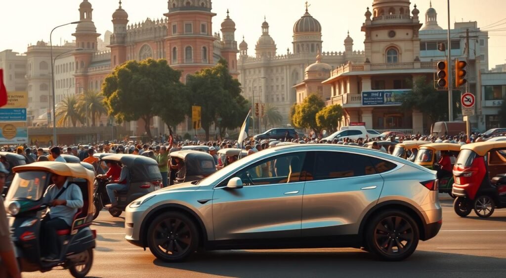 Tesla Model Y Electric SUV in India