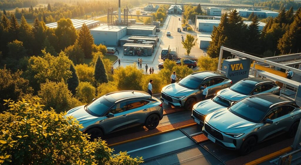 VinFast crossover SUVs production facility