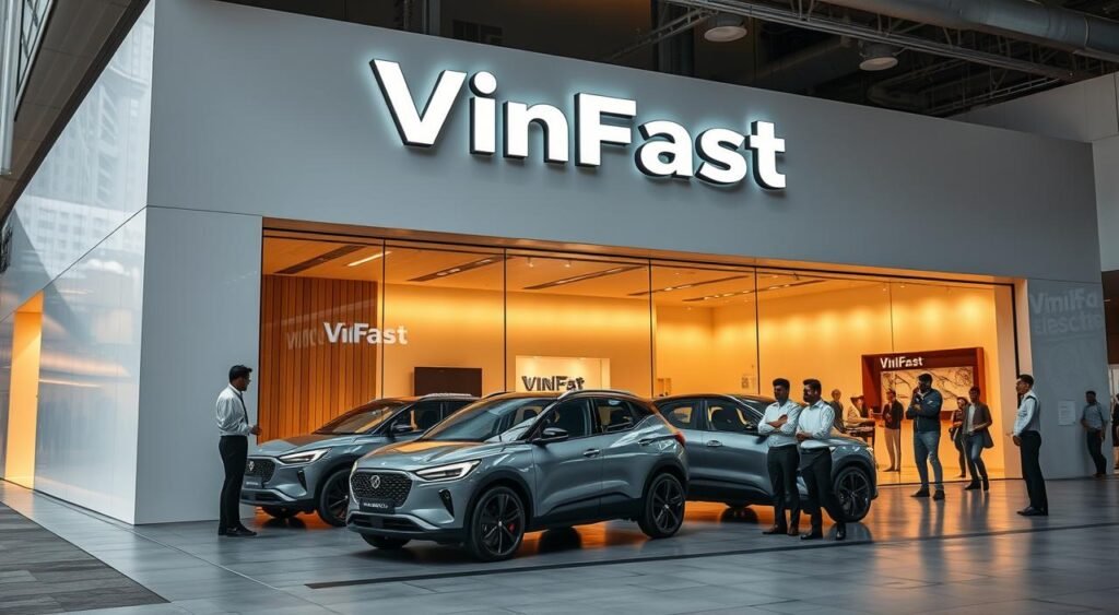 VinFast target audience India showroom