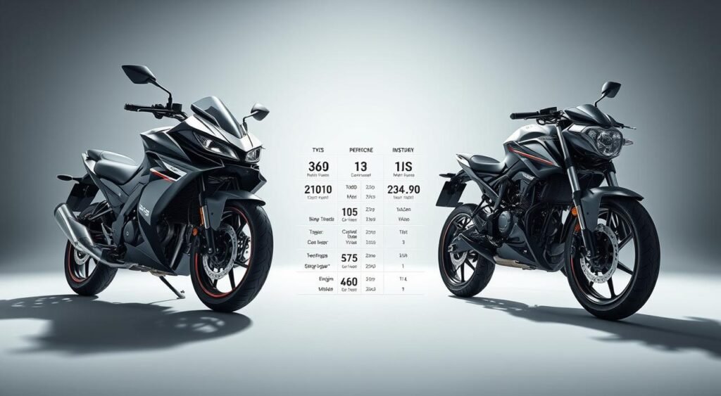 TVS motorcycle comparison specifications TVS motorcycle comparison specifications
