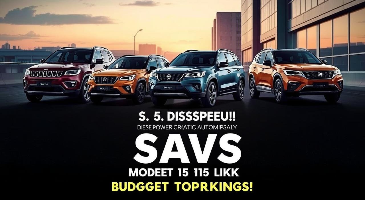 Top 5 Diesel Automatic SUVs Under ₹15 Lakh – Budget Torque Kings!